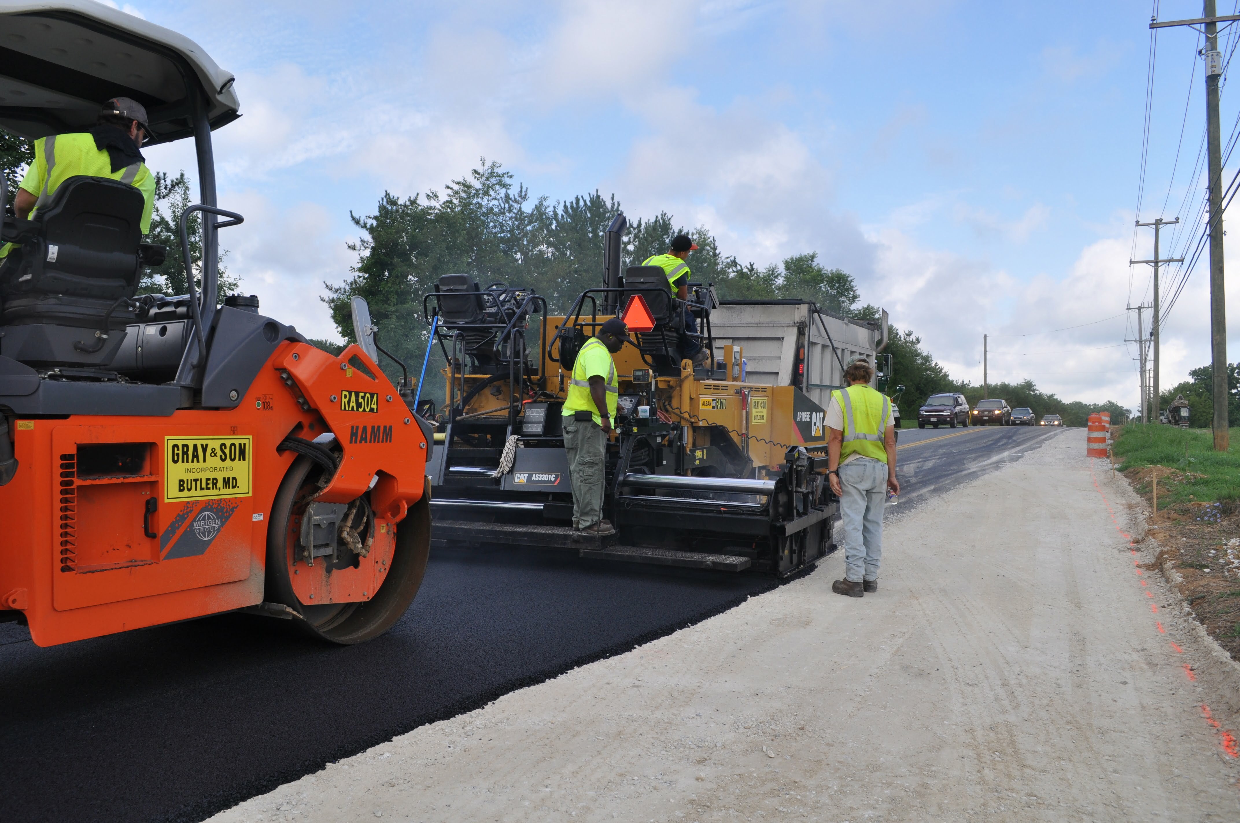 Gray & Son, Inc. was contracted for a road reconstruction project by Baltimore County to construct intersection improvements including widening, earthwork and storm drain improvements.