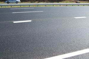 Road pavement representing RAP in an article about environmentally friendly products by Gray & Son and Maryland Paving.