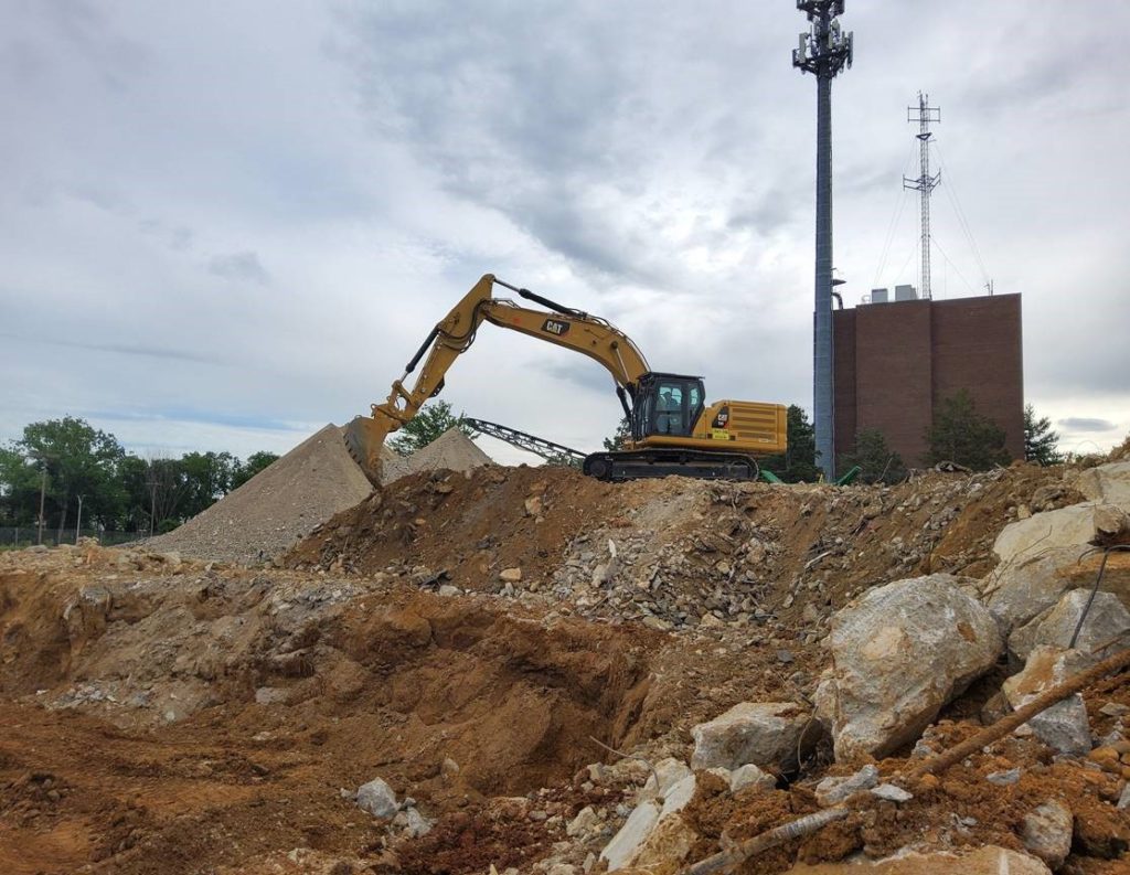 Demolition project completed by the construction and demolition team at Gray & Son in Maryland.