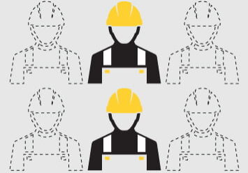 Shorters of workers in construction industry