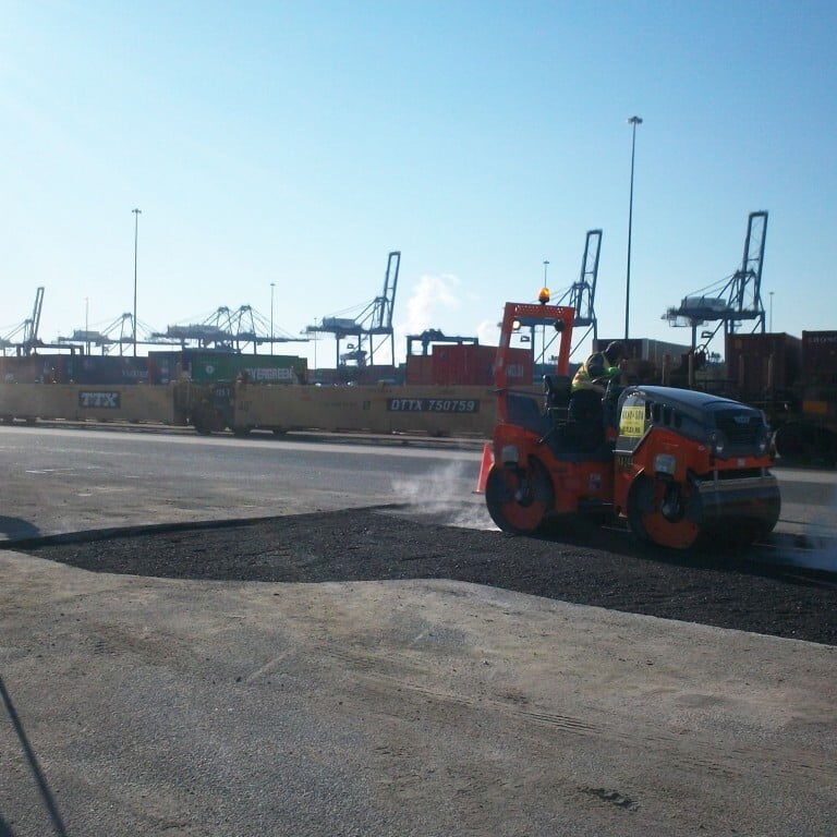 Gray & Son successfully is completing an asphalt paving project that includes pavement repairs at various Maryland Port Authority terminals on an ongoing basis.